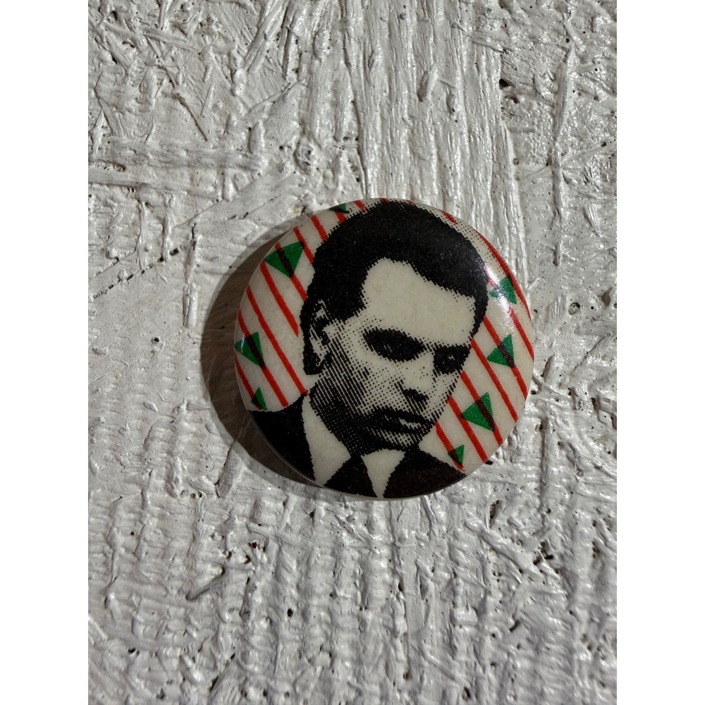 Vintage Gary‎ Numan Pin OS Multicolor Metal Made in Canada